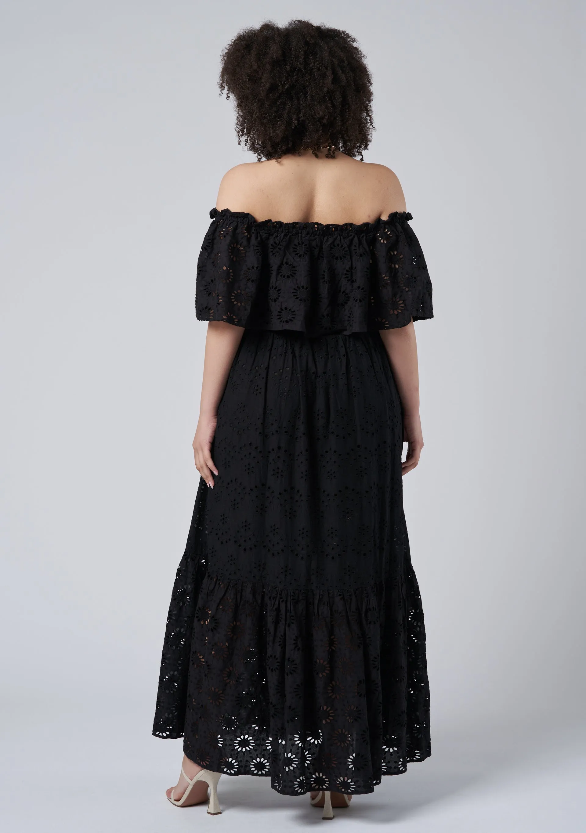 Aelita Broderie Maxi Dress