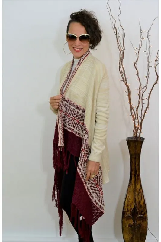 Almost Famous Fringe Cardigan