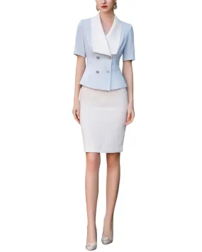 Anette 2Pc Blazer & Skirt Set