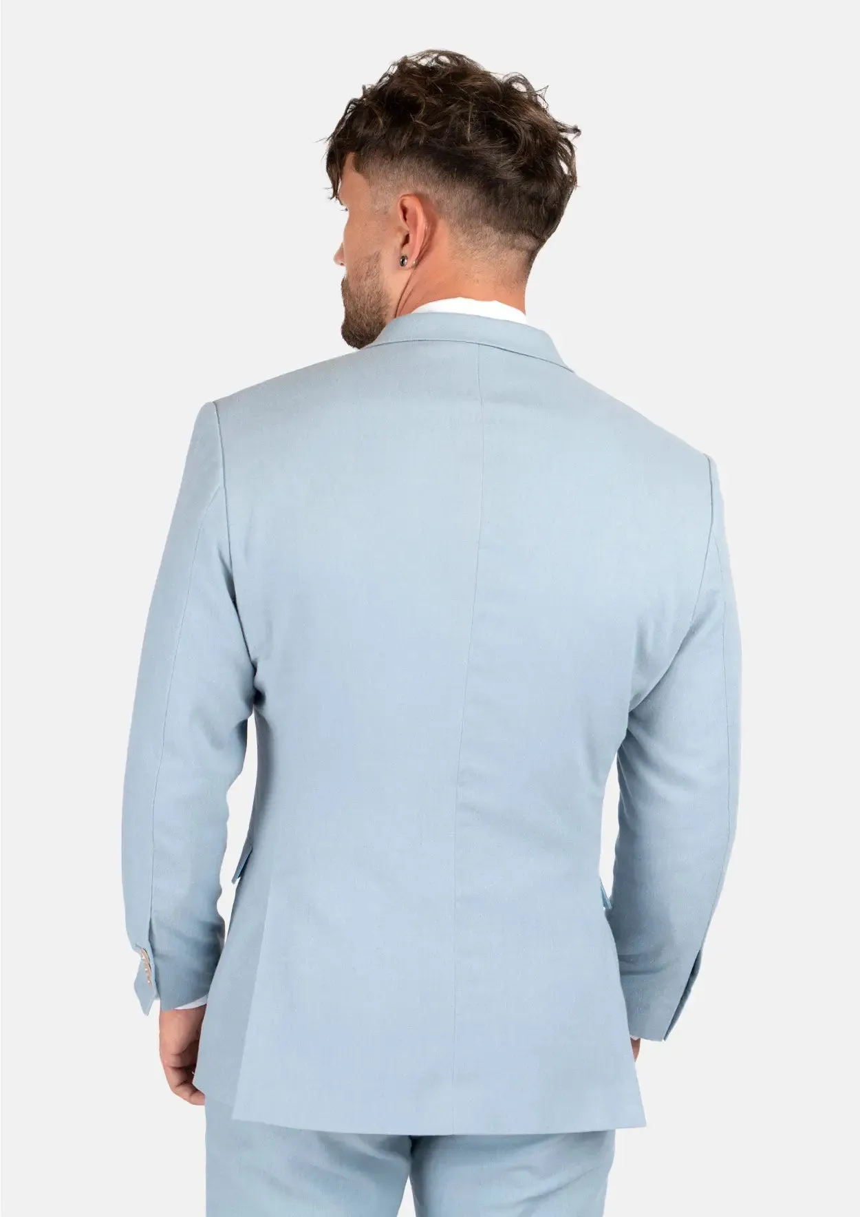 Astor Maya Blue Linen Blend Jacket