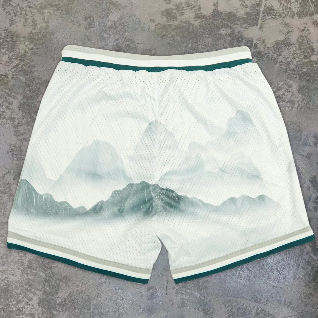 Fashion Art Casual Mesh Shorts