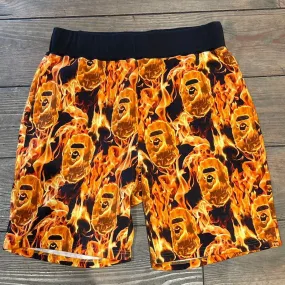 Hawaiian print casual shorts