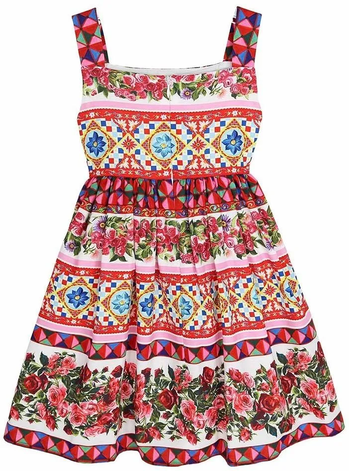 'Mambo' Print Sundress