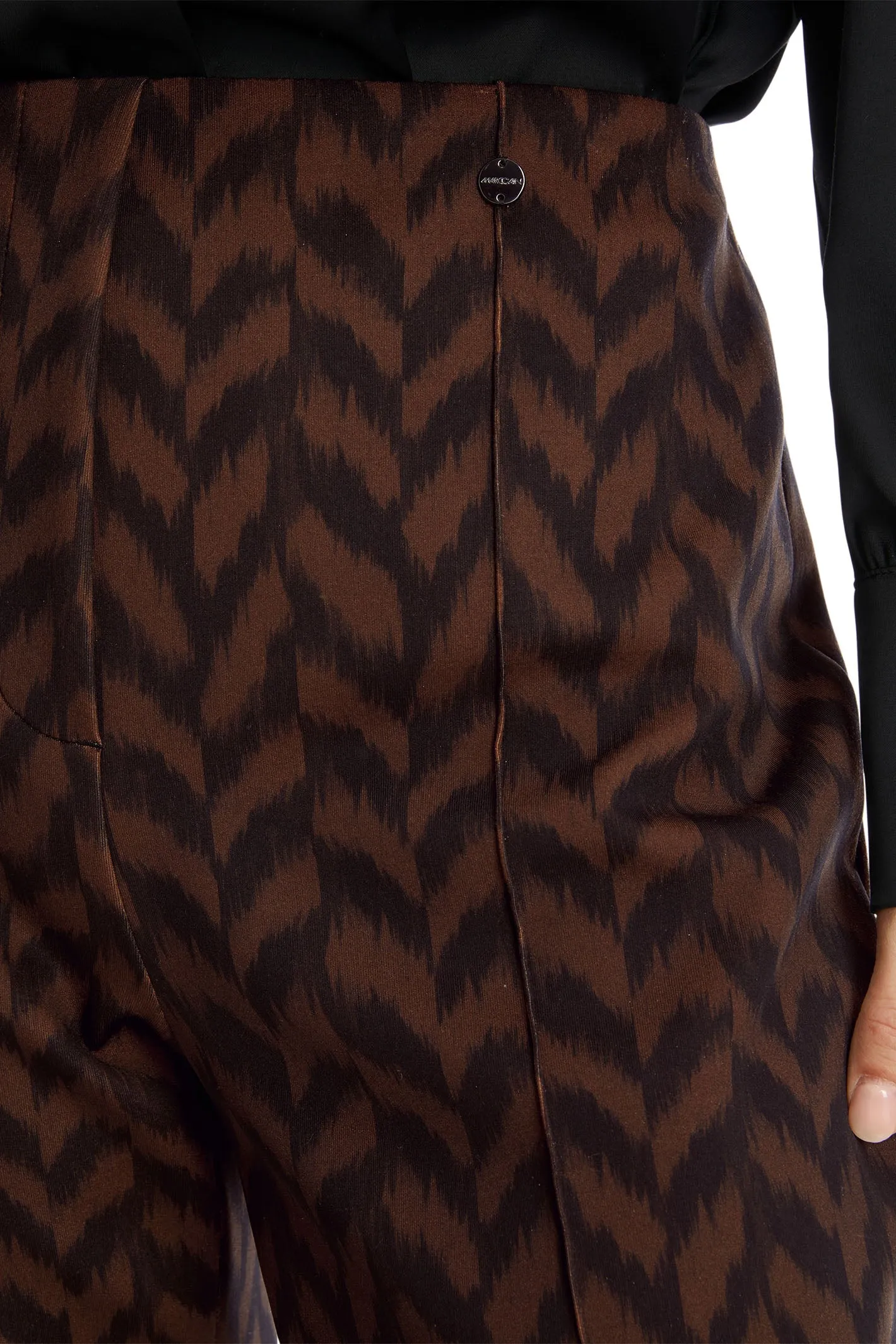 Marc Cain Collection Trousers Pull-On Brown Deep Wood XC 81.50 J43 691