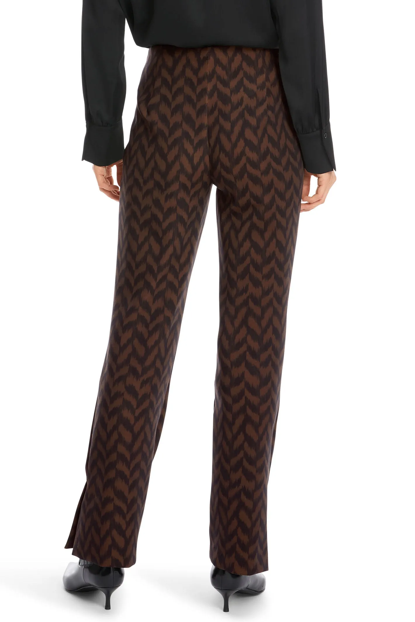 Marc Cain Collection Trousers Pull-On Brown Deep Wood XC 81.50 J43 691