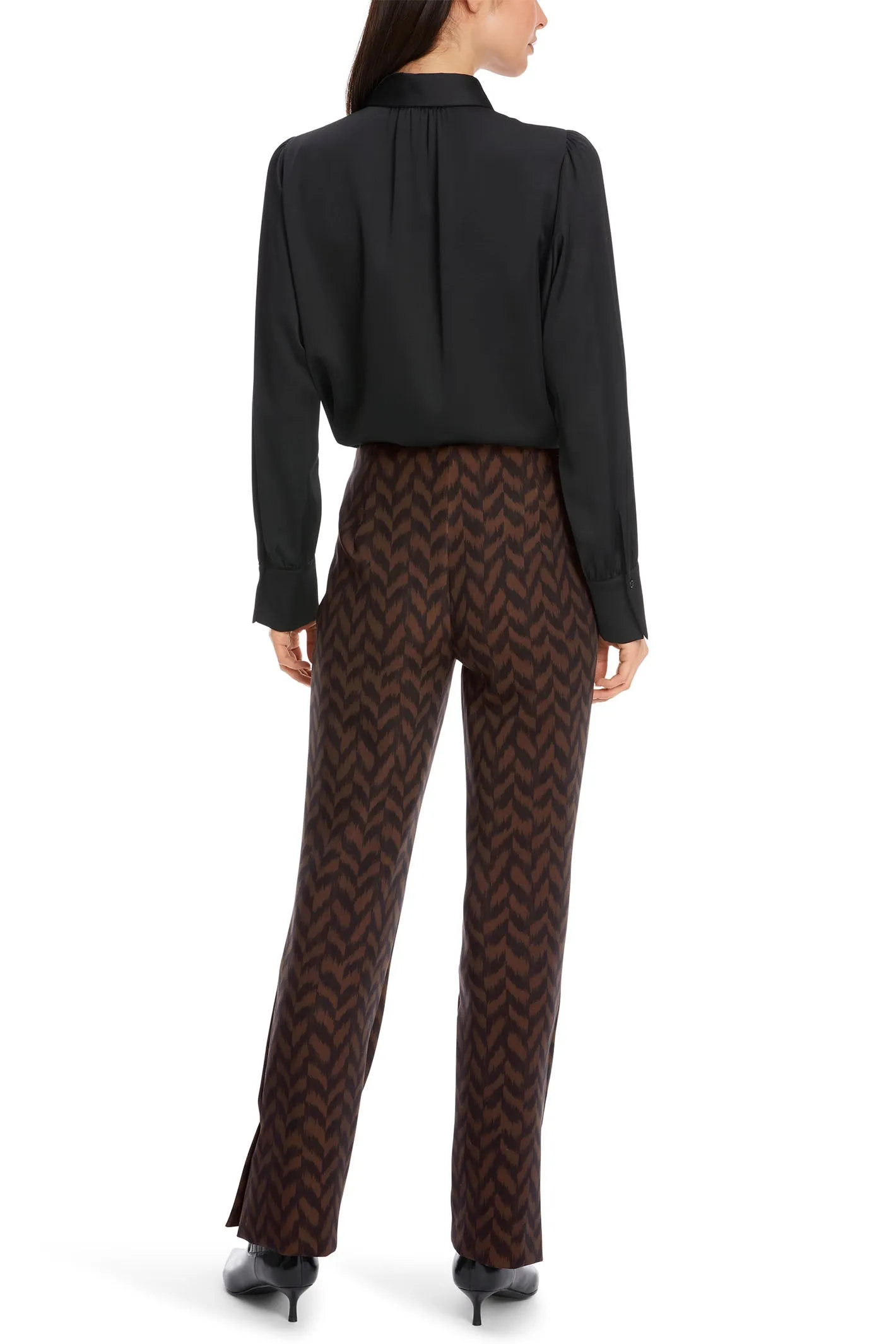 Marc Cain Collection Trousers Pull-On Brown Deep Wood XC 81.50 J43 691