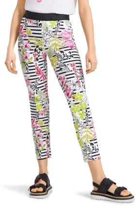Marc Cain Sports US 81.27 J28 Green Light Limeade Happy Times Pull-On Trousers