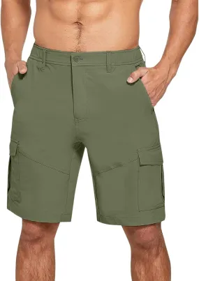 Men's Casual Cotton Linen Shorts Casual Stretch Wide Leg Lounge Shorts Loose Lightweight Summer Beach Shorts with Pockets