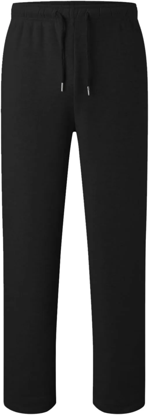 Men's Fashion Sweatpants Solid Color Joggers Lounge Golf Pants Fall Winter Long Trousers with Pockets