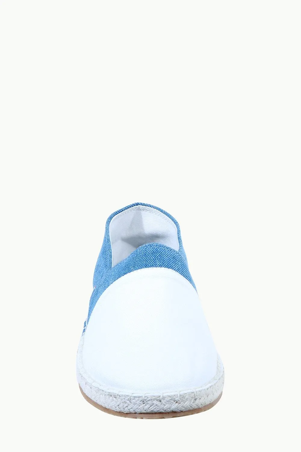 Mens Indigo Cut N Sew Denim Espadrilles