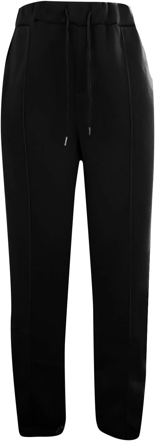 Mens Jogger Sweatpants Baggy Plus Size Comfy Thick Fleece Sweatpants Drawstring Workout Lounge Pants Joggers with Pocket