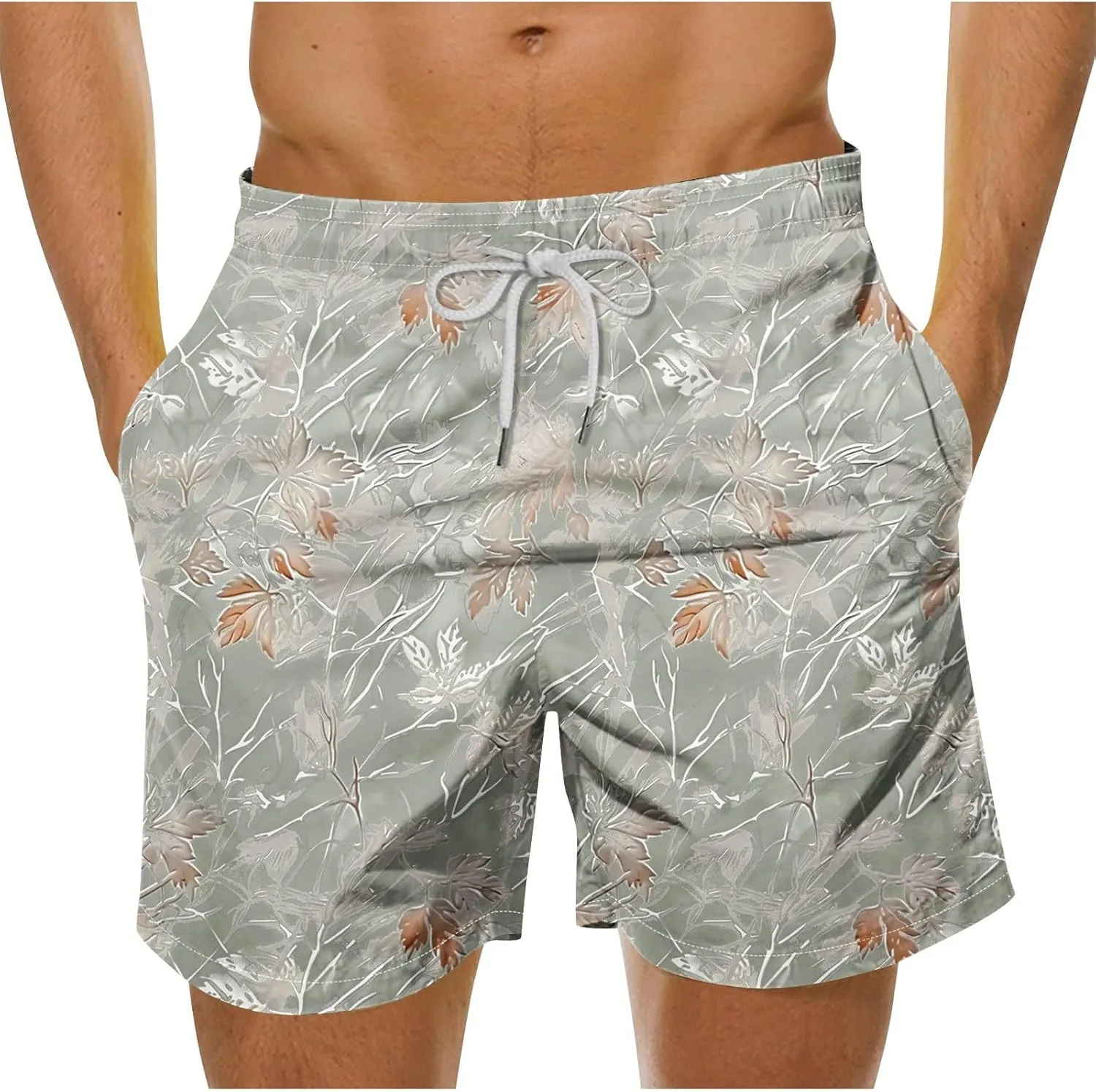 Men's Linen Shorts Shorts Drawstring Waist Athletic Shorts Summer Quick Dry Beach Gym Workout Running Casual Shorts