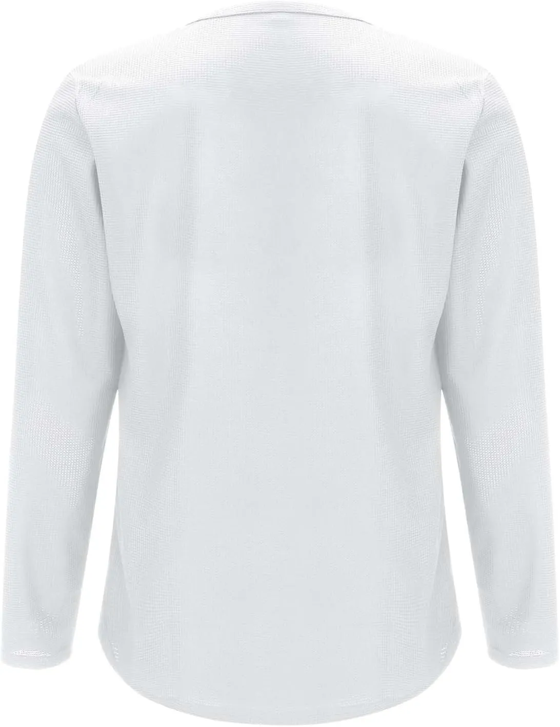 Men's Muscle Shirt Plus Size Casual Long Sleeve V Neck Waffle T Shirts Breathable Light Athletic Gym Workout Tee Top