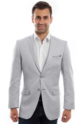 Men's Slim Fit Summer Speck Pattern Lavender & Blue Blazer