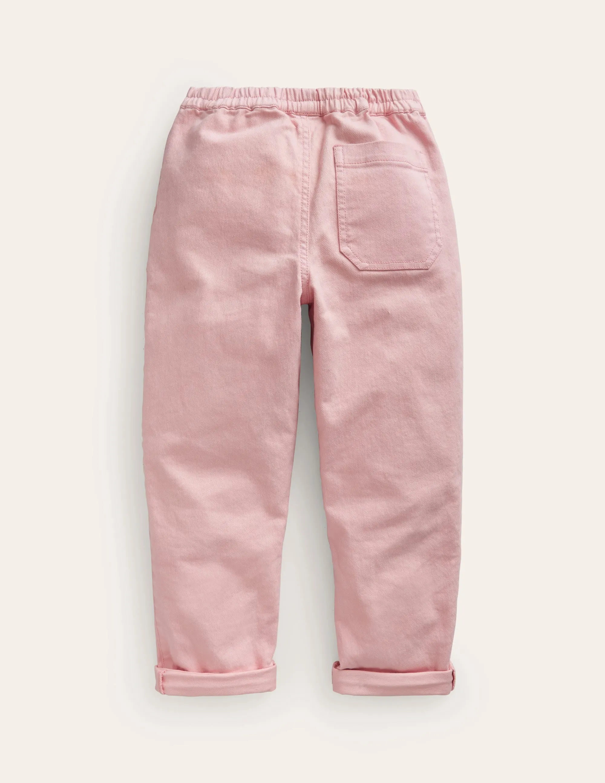 Pull-on Trouser-Provence Dusty Pink Embroidery