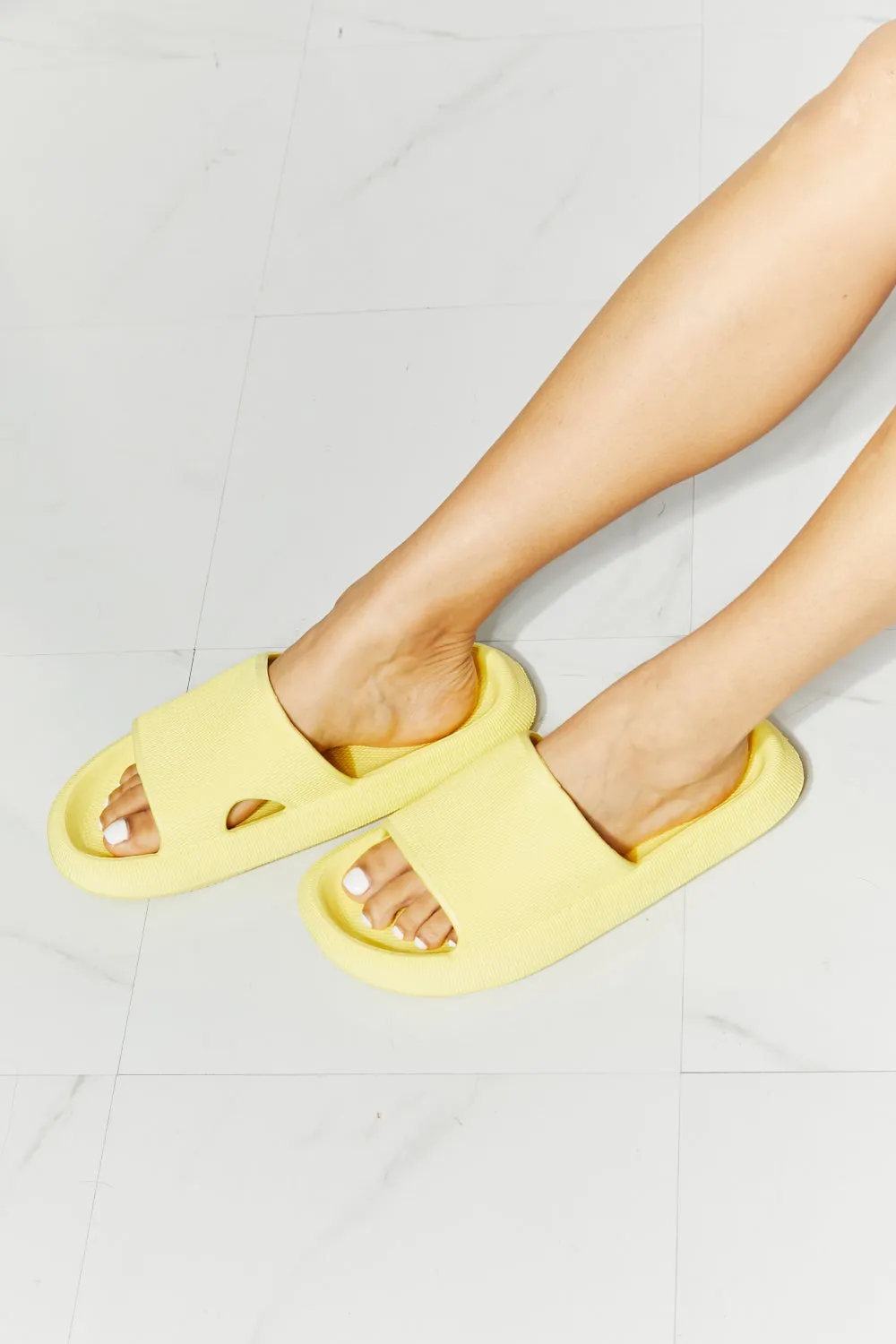 Rubber Open Toe Slide