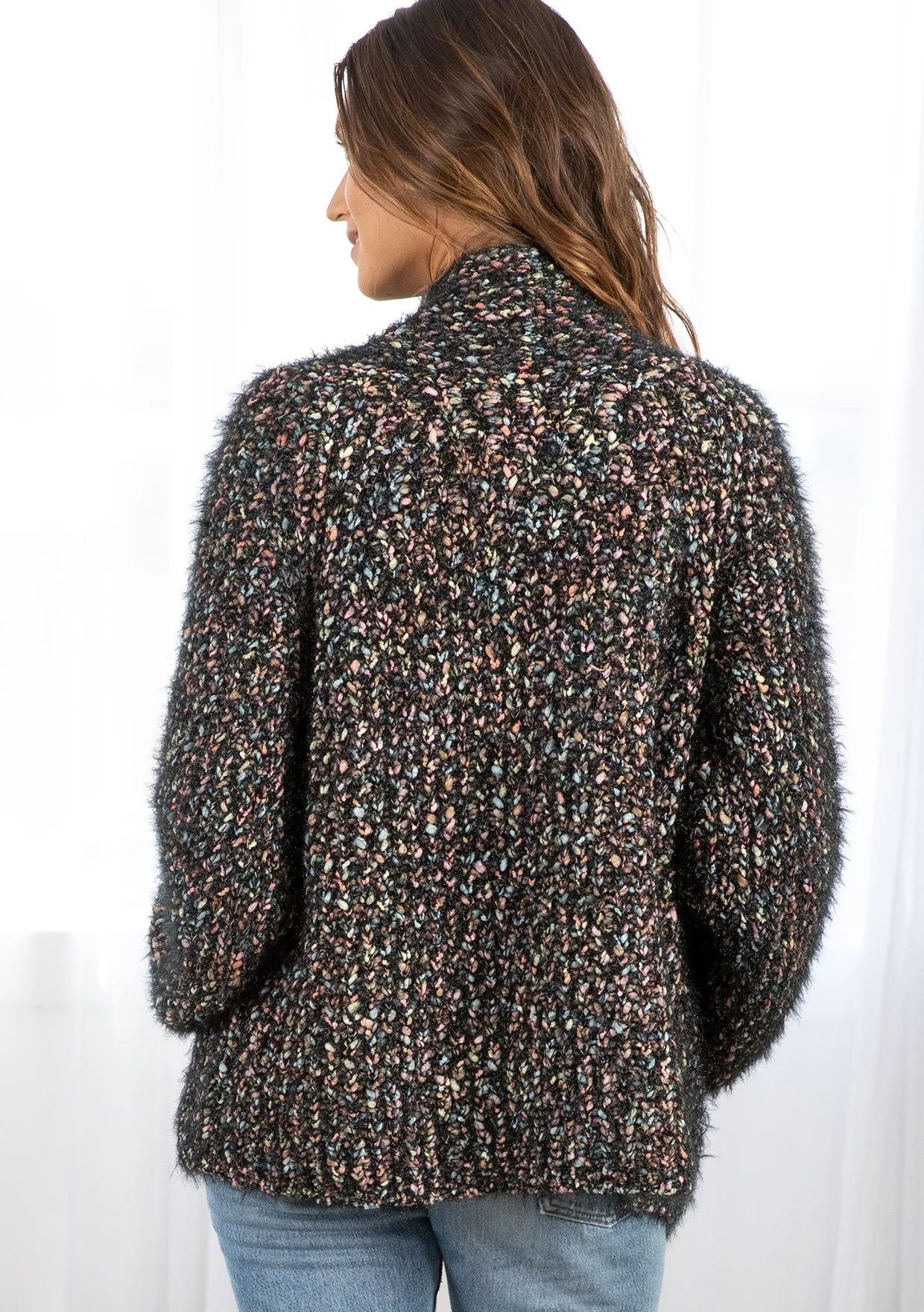 Super Soft Rainbow Cropped Cardigan