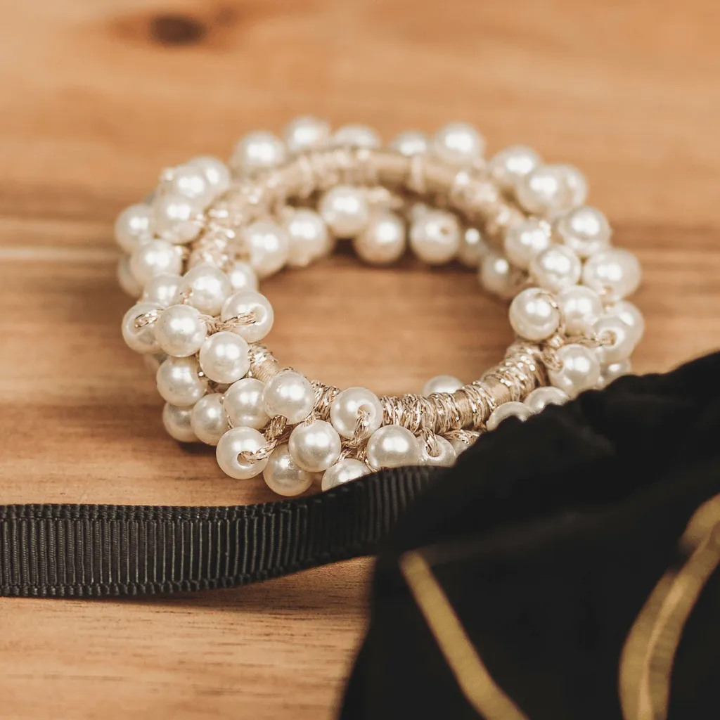 Ultra-Stretchy Pearl Scrunchies