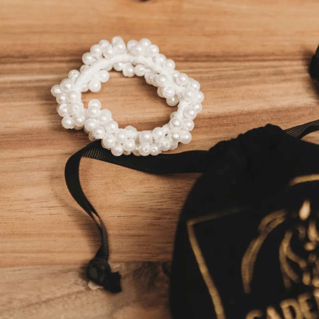 Ultra-Stretchy Pearl Scrunchies