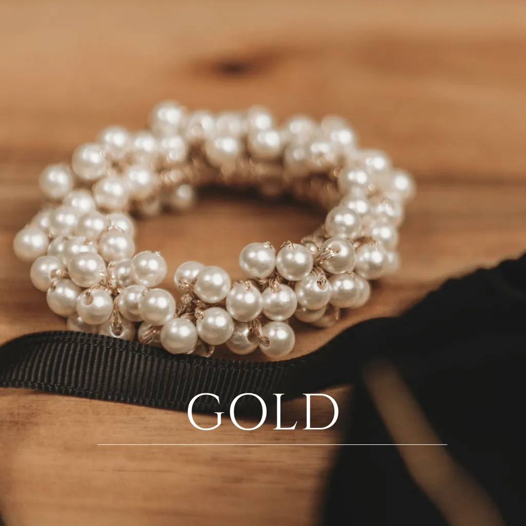 Ultra-Stretchy Pearl Scrunchies