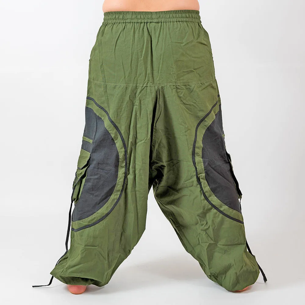 Unisex Spiral Harem Pants