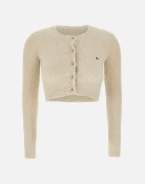 Very Soft Plush Cropped Cardigan