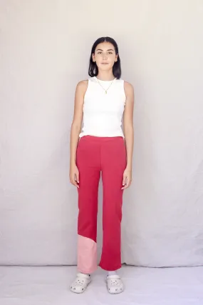 Wave Trousers- Raspberry