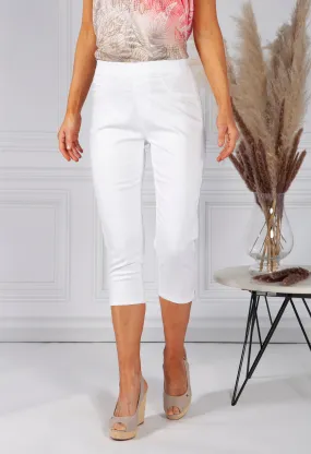 White Pull on Jeans