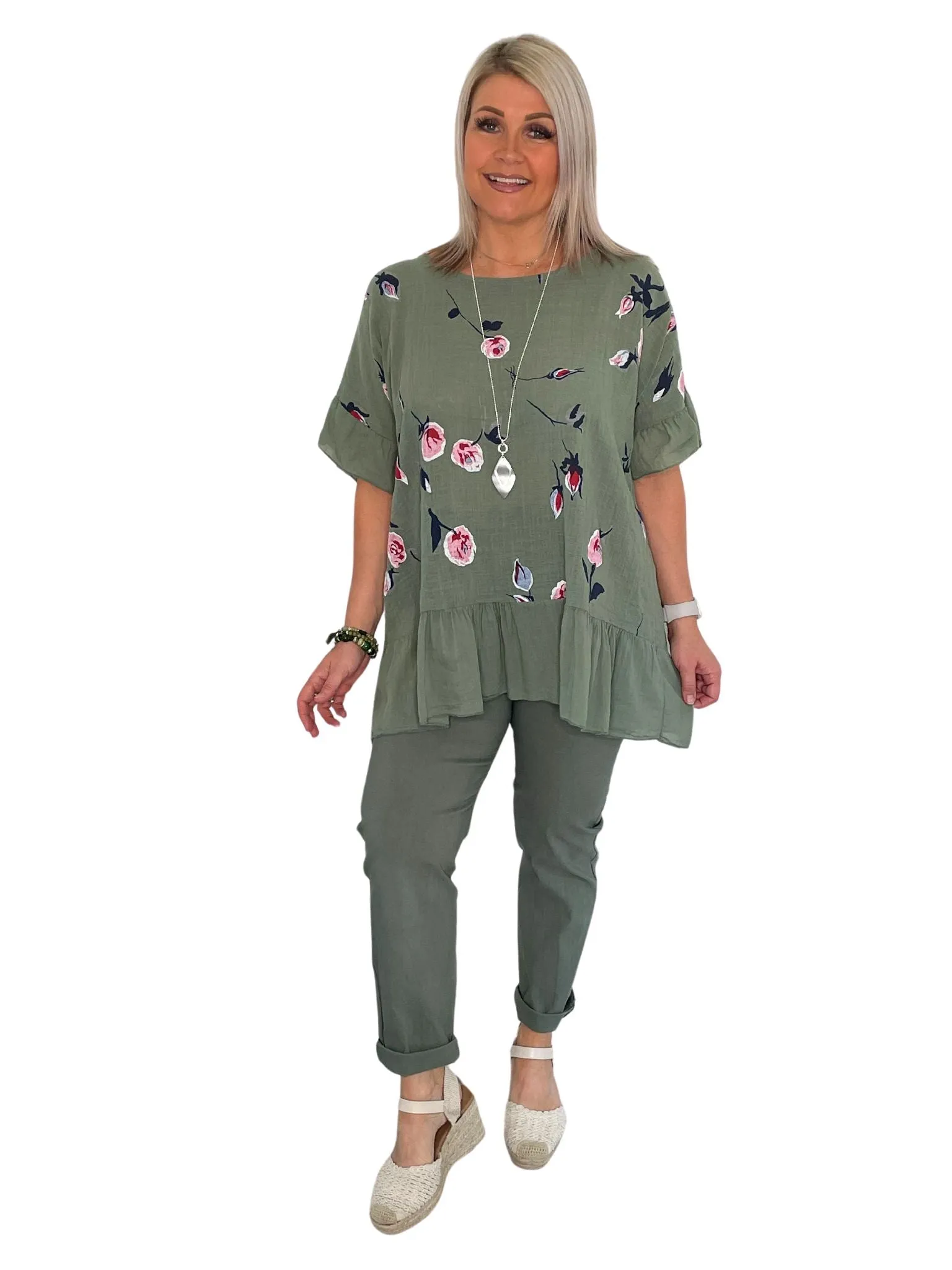 Willow Comfy & Stretchy Ankle Grazer Trousers