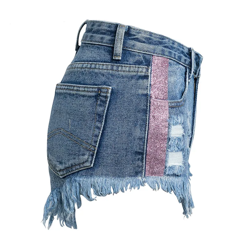Women's Casual Ripped Shorts