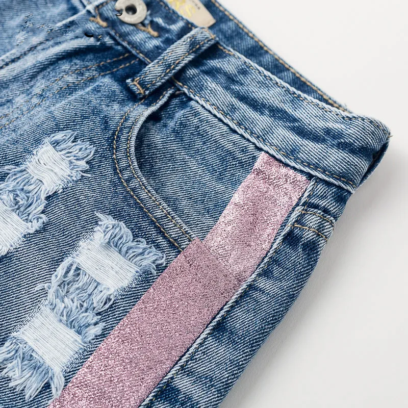 Women's Casual Ripped Shorts