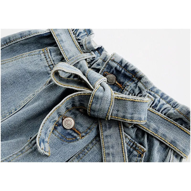 Women's Summer Casual Blue Denim Shorts