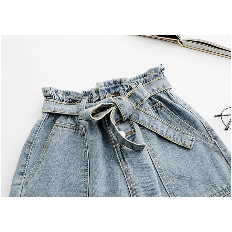 Women's Summer Casual Blue Denim Shorts