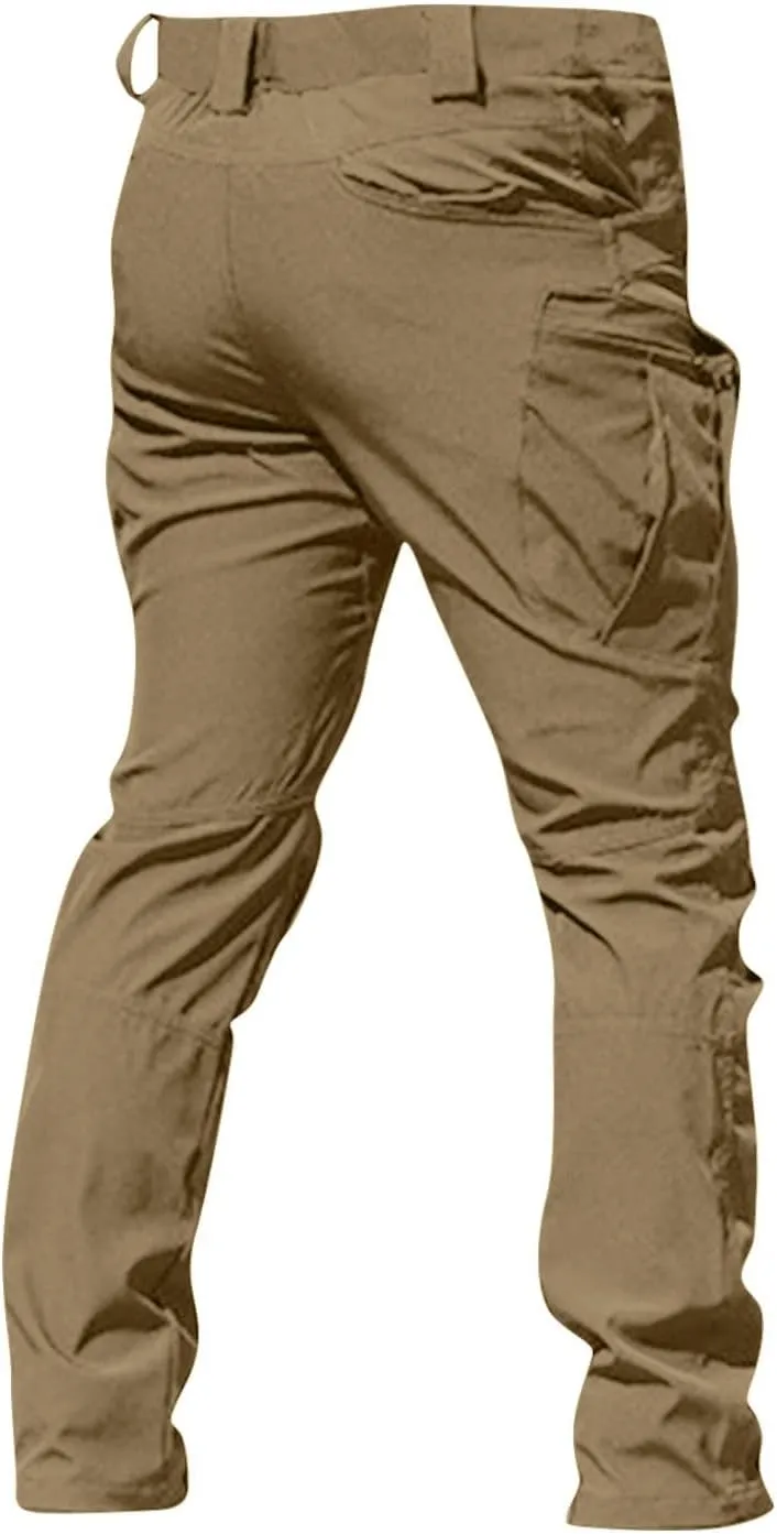 XIAXOGOOL Cargo Pants Men Baggy Sweatpants Mens Tactical Pants Stretch Camo Pant Pocket Hiking Workout Athletic Pants Outdoor