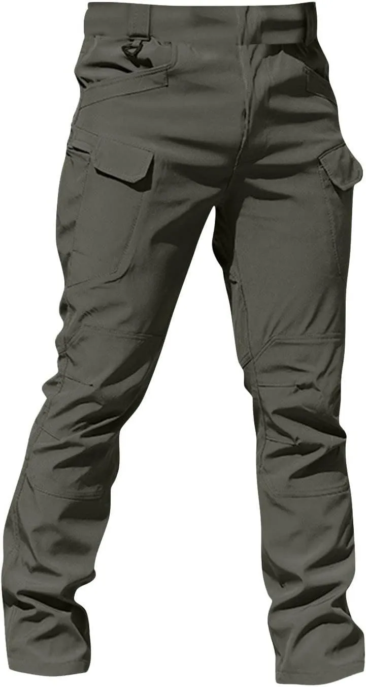 XIAXOGOOL Cargo Pants Men Baggy Sweatpants Mens Tactical Pants Stretch Camo Pant Pocket Hiking Workout Athletic Pants Outdoor