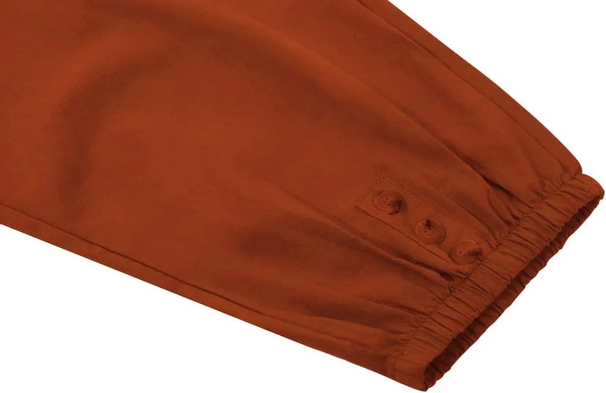 yoeasy Women Cotton and Linen Drawstring Capri Pants Casual High Waist Pocket Cropped Pants